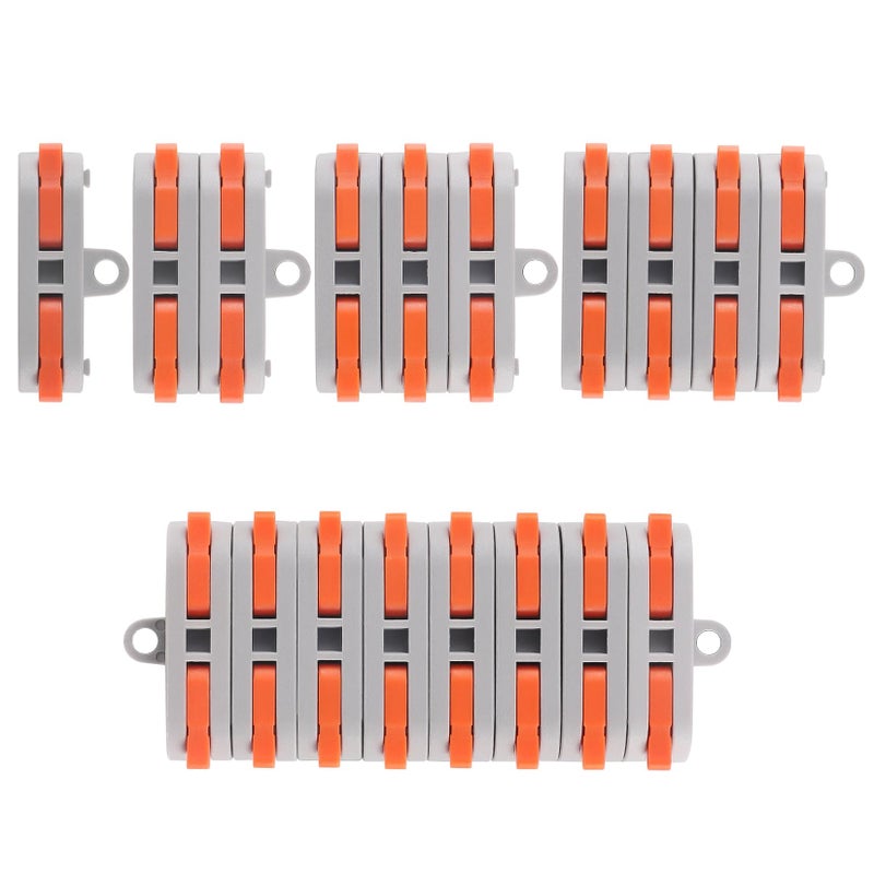XHF2018 20 Pcs Xhf Lever Wire Nut Connector With Fixed Hole With Screws - Image 3
